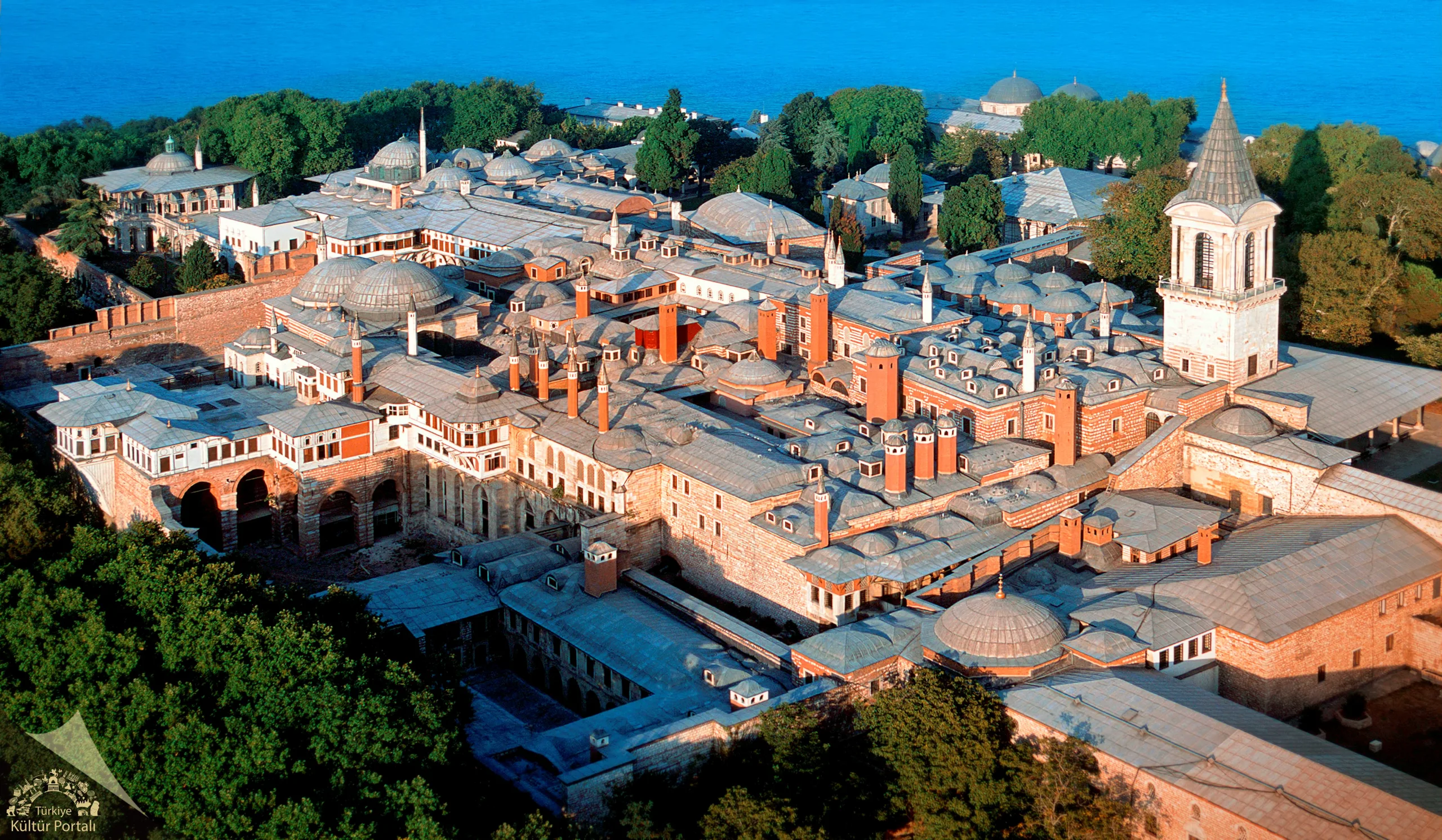Topkapi Palace aerial view Sultanahmet Istanbul
